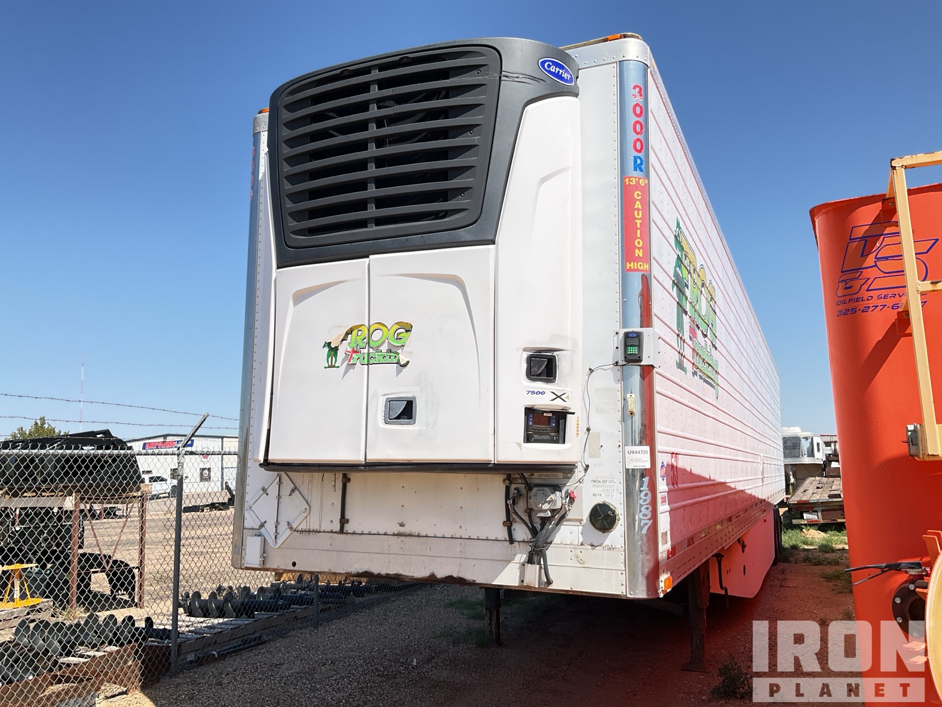 2013 Utility 3000R 53 ft T/A Multi -Temp Refrigerated Trailer