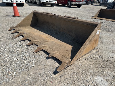 83 in Multi-Purpose Skid Steer Bucket