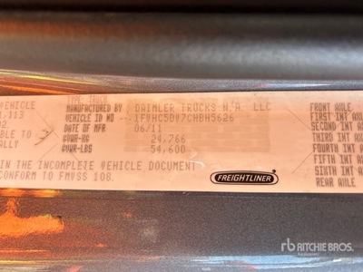 2011 Freightliner M2 112 6x4 Car Carrier Truck