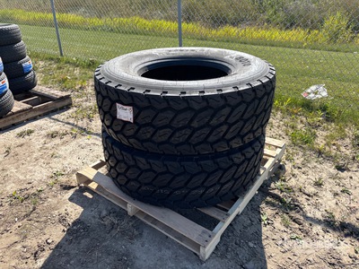 Quantity of (2) 385/65R22.5 Tires (Unused)
