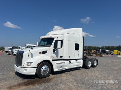 2018 Peterbilt 579 6x4 Cabeza Tractora Cabina Dormitorio
