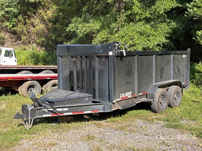 2025 Caliber DT7144 14 ft T/A Dump Utility Trailer