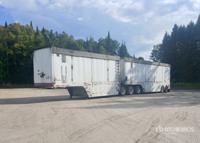 2005 Ty-Crop 28 ft Tri/A Super B-Train Lead Belly Open-Top Hackschnitzel Trailer