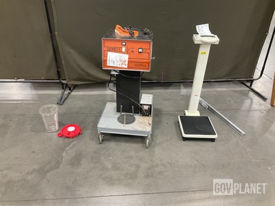 (2) Suction Devices, (5) Patient Scales & Assorted Items