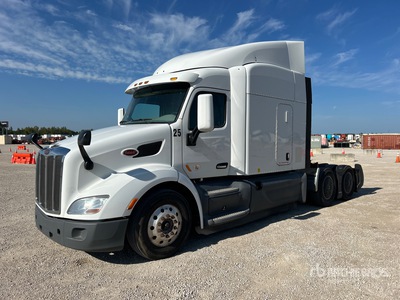 2018 Peterbilt 579 6x4 3- Achs Sattelzugmaschine mit Schlafkabine
