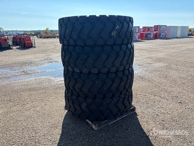 Quantity of (4) 20.5x25 Tires (Unused) - Fits Wheel loader