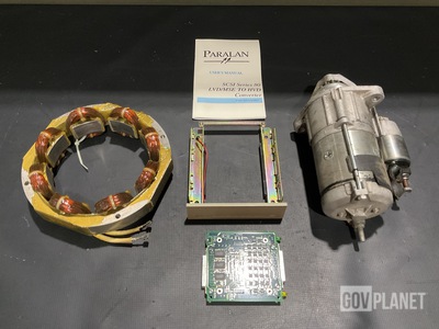 (1) Converter, (3) Generator Stators, (1) Starter Motor & Assorted Items