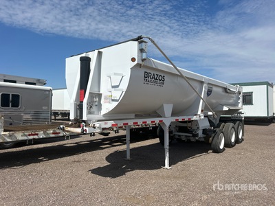 2023 Brazos BRAZ 28X48 PV 32 FT Tri/A End Dump Trailer