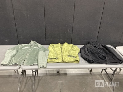 (20) Cold Weather Jackets, (6) Cold Weather Shirts & Assorted Items