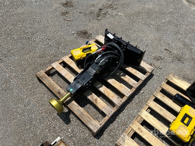 2025 GIYI GY-D45 50 in Mini Skid Steer Post Driver (Unused)