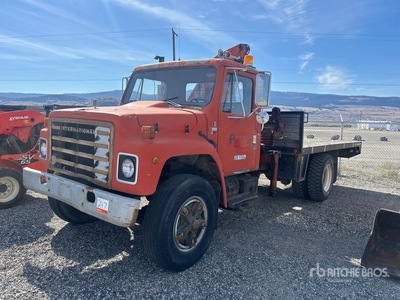 1980 Hiab 550 on 1980 International 1954 4x2 Kranwägen