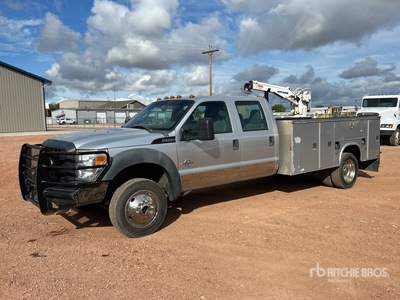 2011 Ford F-550 XL 4x4 Crew Cab Service Truck