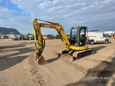 2010 Komatsu PC55MR-3 を見 Mini Excavator