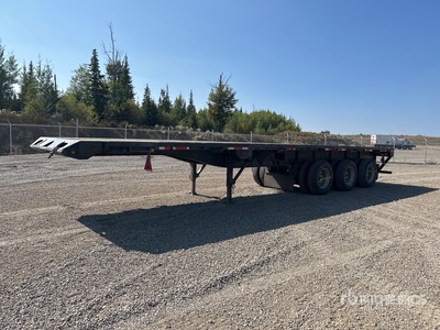 2014 Lode King Tri/A Flatbed Remorque pour champ pétrolifère