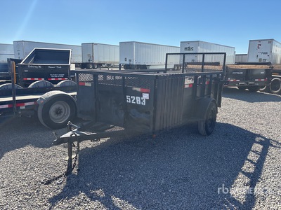 2013 Iron Panther 10 ft S/A Utility Trailer