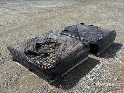 Quantity of (100) Pallets of DEKK Excavator Rubber Track Shoes - Fits Volvo ECR235