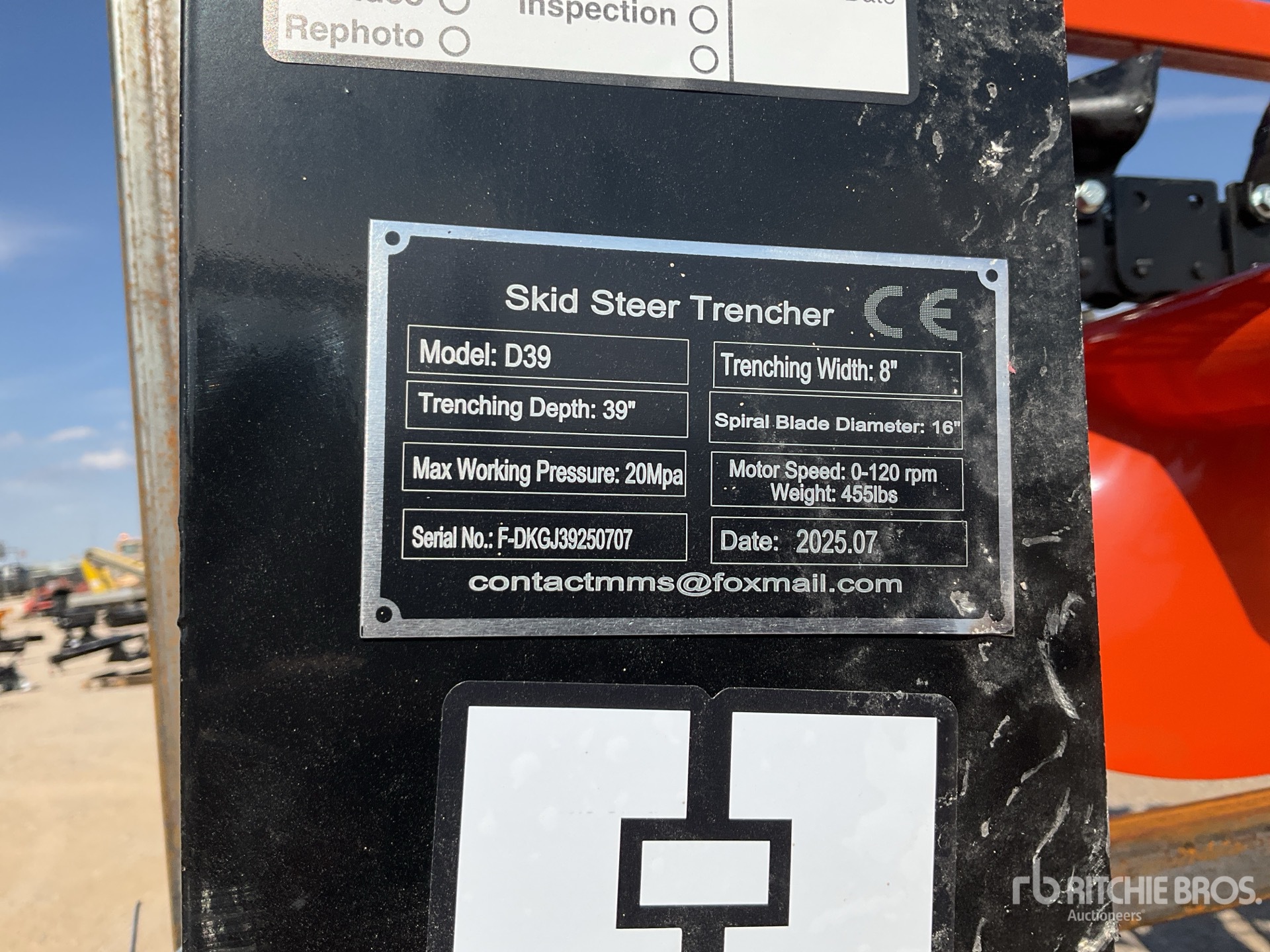 2025 GIYI GY-D39F Trencher (Unused)