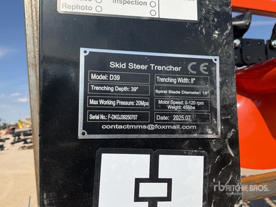 2025 GIYI GY-D39F Trencher (Unused)