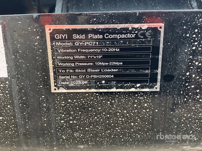 2025 GIYI GY-PC71 Plancha compactadora (Unused)