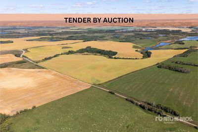 North Battleford, SK NW 12-46-15-W3  PID 12851331, 129116662 158.11 +/- Acres on Title Farmland