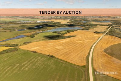 North Battleford, SK SE 12-46-15-W3 PID 128851285, 129116640 152.33 +/- Acres on Title Farmland