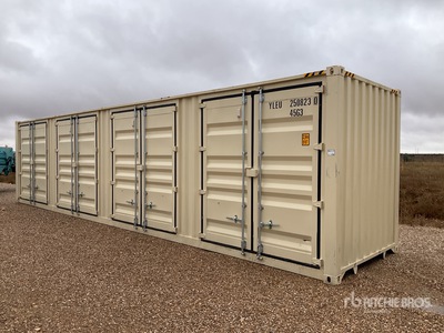 2025 40 ft Standard Multi-Door Storage Container (Unused)