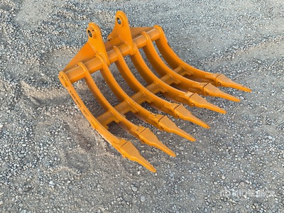 2025 GIYI Fit to cat 305 teeth Excavator Rake (Unused)