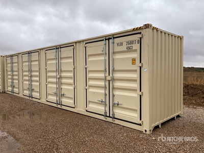2025 40 ft Standard Multi-Door Storage Container (Unused)