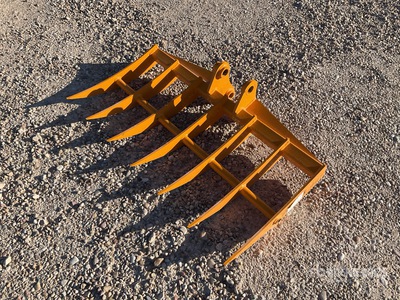 2025 GIYI 46 in Excavator Rake - Fits CAT 303 (Unused)