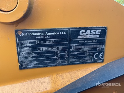 2019 Case SR130 Chargeuse à direction à glissement