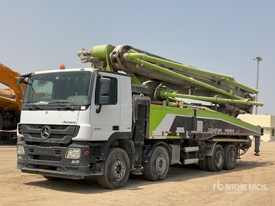 2019 Zoomlion 56X-6RZ 56 m on Mercedes-Benz Actros 4141 8x4 Twin-Steer Betonpomp vrachtwagen