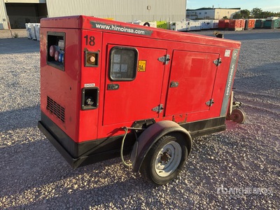 2015 Himoinsa HYW35 30 kVA Mobile Generator Set