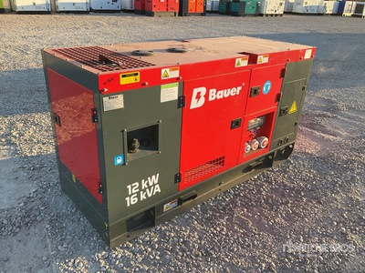 2025 Bauer GFS12KW 16 kVA Generator Set (Unused)