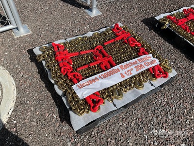 Quantity of (5) 2025 Mackman 13000lbs Lote de Matracas con Cadenas (Sin Usar) / Ratchet Binder & Chains (Unused)