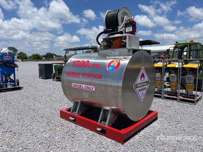 2025 Yuni D1700DC 1700 L Skid Mounted Steel Diesel Tanque para Combustible (Sin Usar) / Tanque de combustible