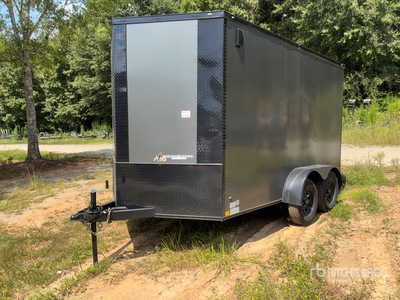 2025 Diamond 12 ft T/A Enclosed Trailer