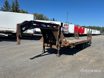 2011 Load Trail GH022 24 ft T/A Gooseneck Remolque Portamaquinaria