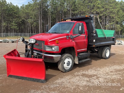 2008 GMC C4500 4x4 Truck Camion chasse-neige