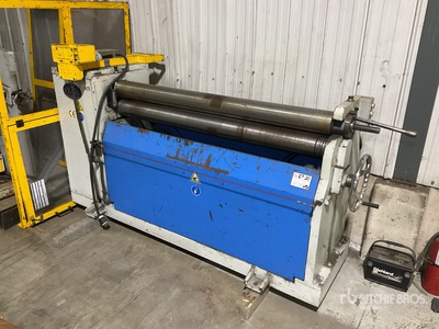 Em-Pro 61 in 10 Gage Hydraulic 3-roll Single Pitch Plate Bending Máquina de formación de rodillos