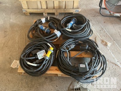 (5) Assorted Power Distribution Cords