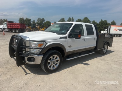 2015 Ford F-350 Lariat 4x4 Crew Cab Camión Caja Abierta