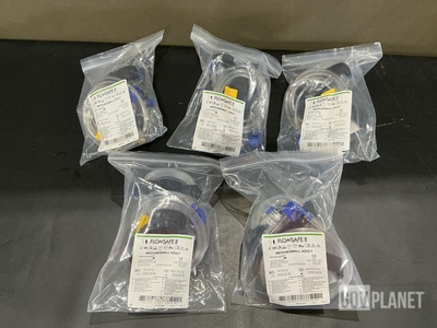 (5) Mercury Medical Flowsafe II 10-57210 Disposable CPAP Systems