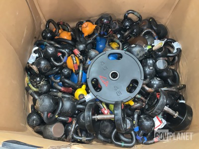Lot of Assorted Weights & Kettlebells