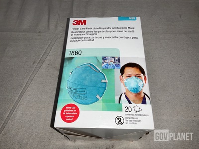 (180) 3M 1860 N95 Respirator Surgical Masks