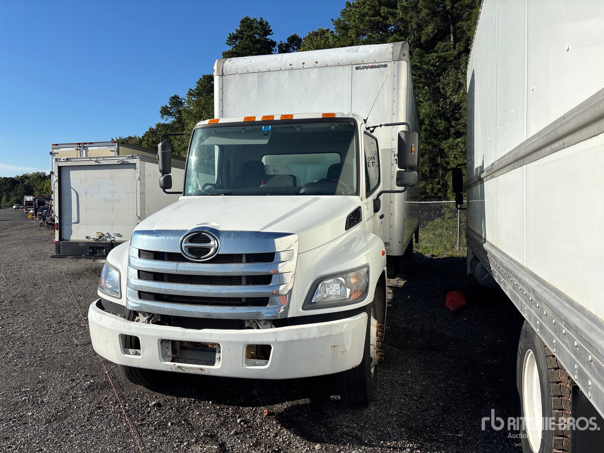 2018 Hino 268 4x2 Van Truck