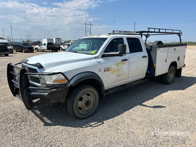 2012 Ram 5500 4x4 Crew Cab Camión Utilitario (Inoperable)