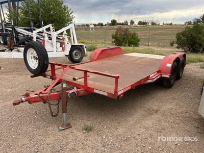 1996 16 ft T/A Remolque Portamaquinaria