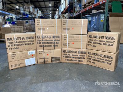 10 CASES OF MILITARY MRES MEALS READY TO EAT