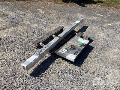 (1) 2' 10 1/2” x 1' 2” x 2” Metal Pate & (1) 8' 10” x 4”x 3 5/8” Metal