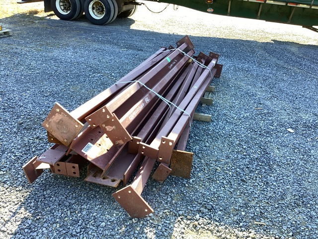 (15) Assorted Metal Support Sections & Beams (15) Assorted Metal Support Sections & Beams